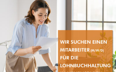 Fachkraft für unsere Lohnbuchhaltung (m/w/d) in Vollzeit / Teilzeit mind. 30 Std./ Woche in Neuenstadt gesucht !